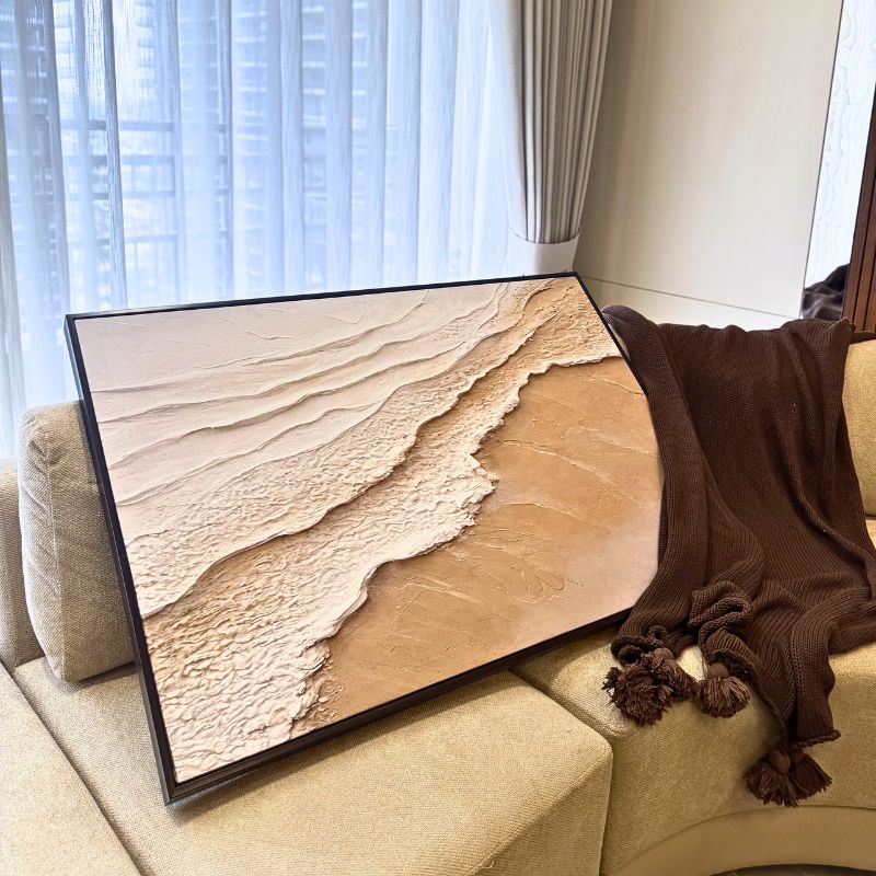 Textured Coastal Canvas Wall Art