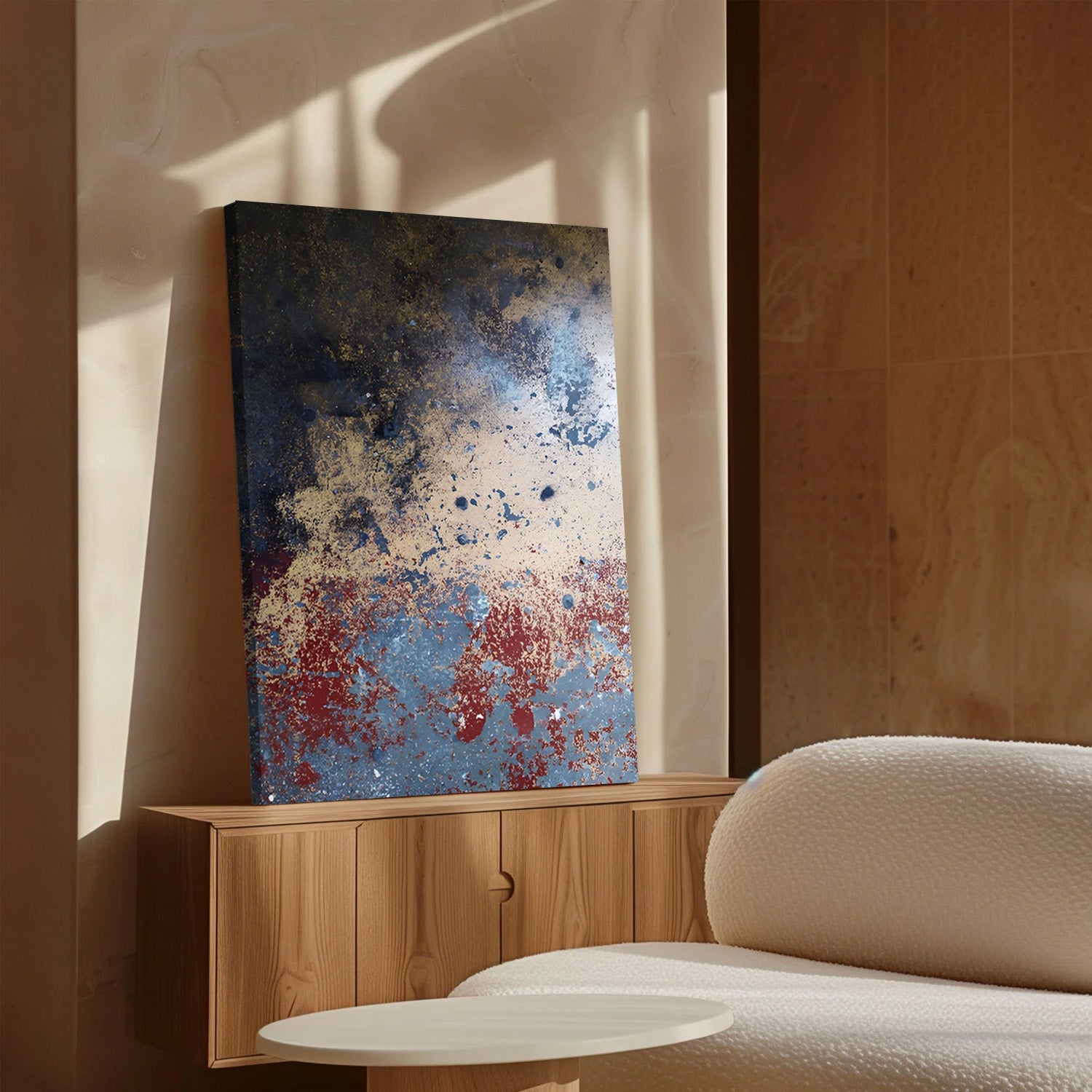 Midnight Terra – Abstract Canvas Art