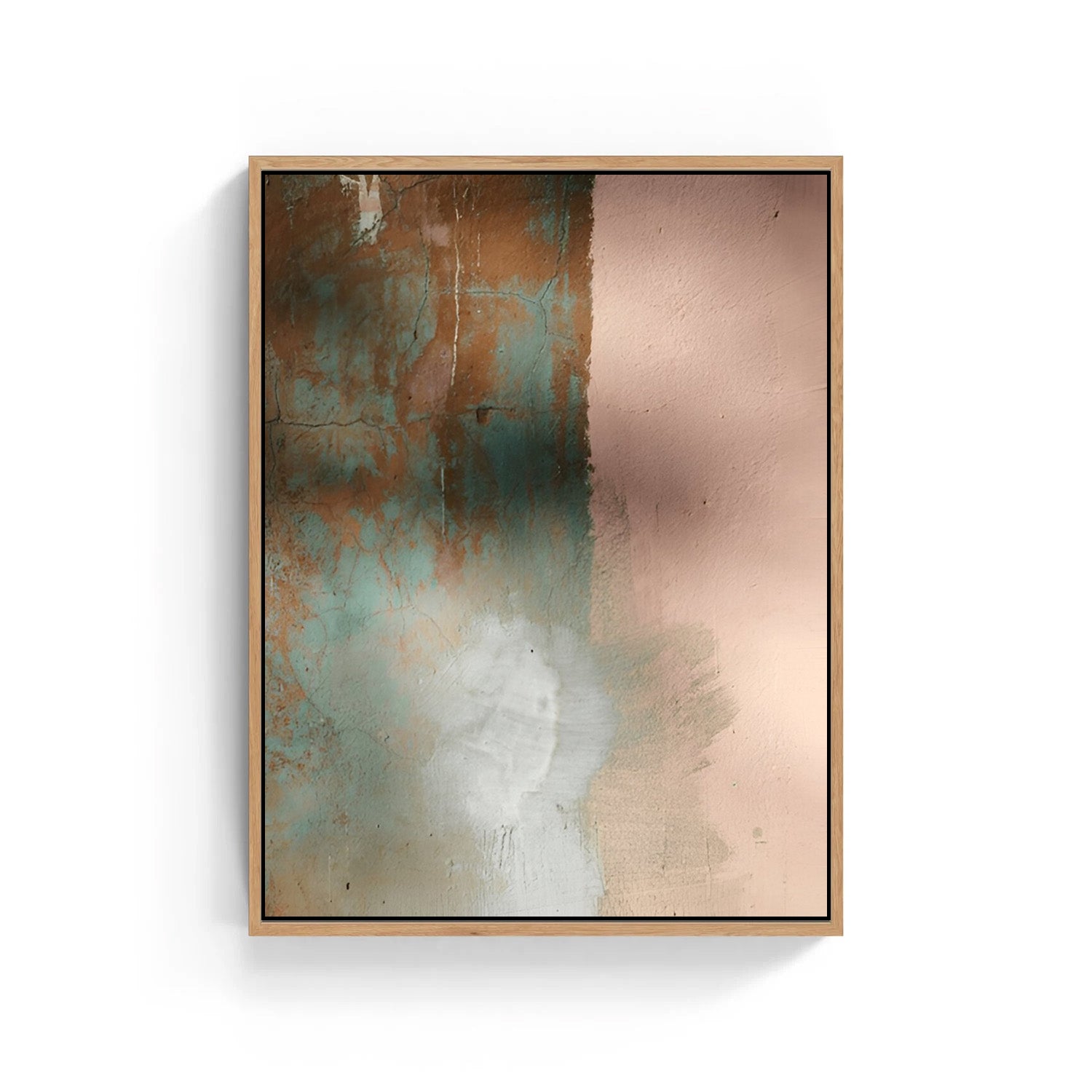 Soft Patina Balance – Contemporary Abstract Canvas Art
