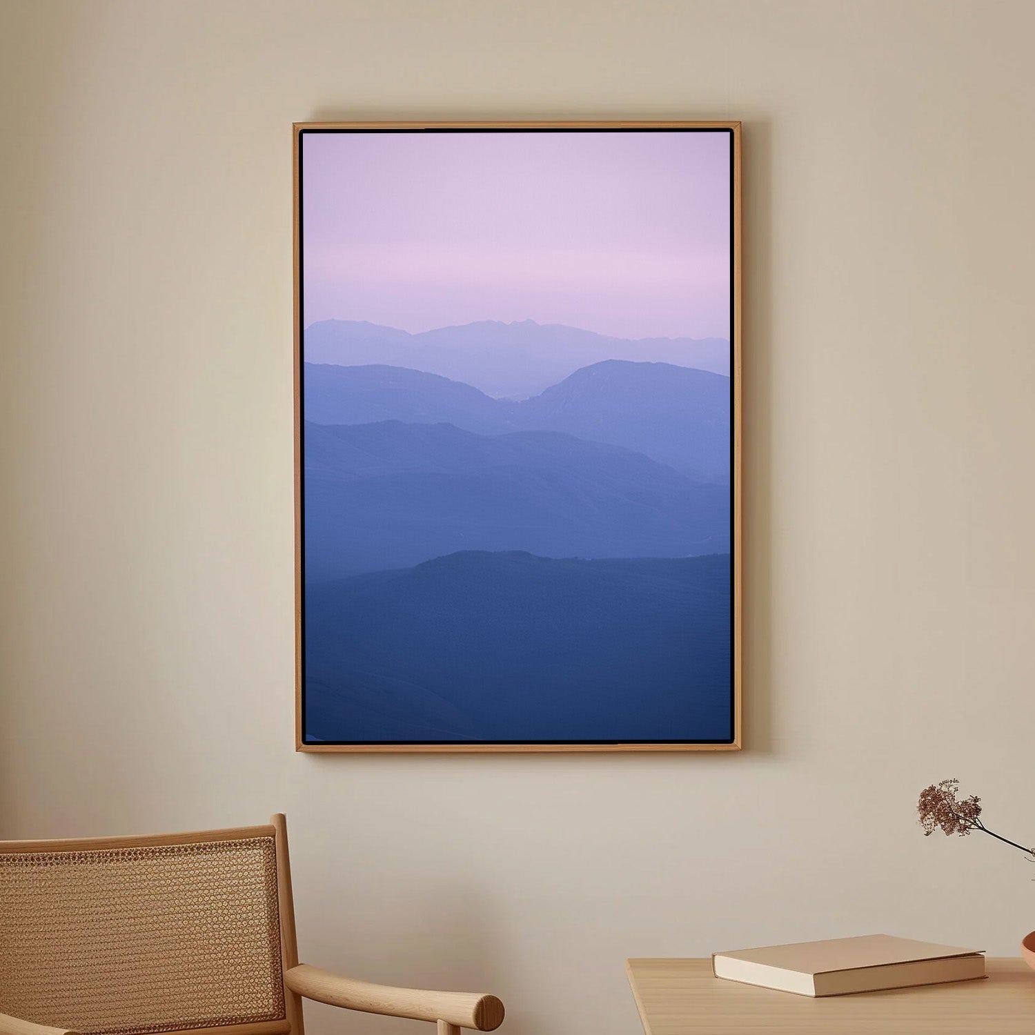 Blue Horizon – Abstract Canvas Painting