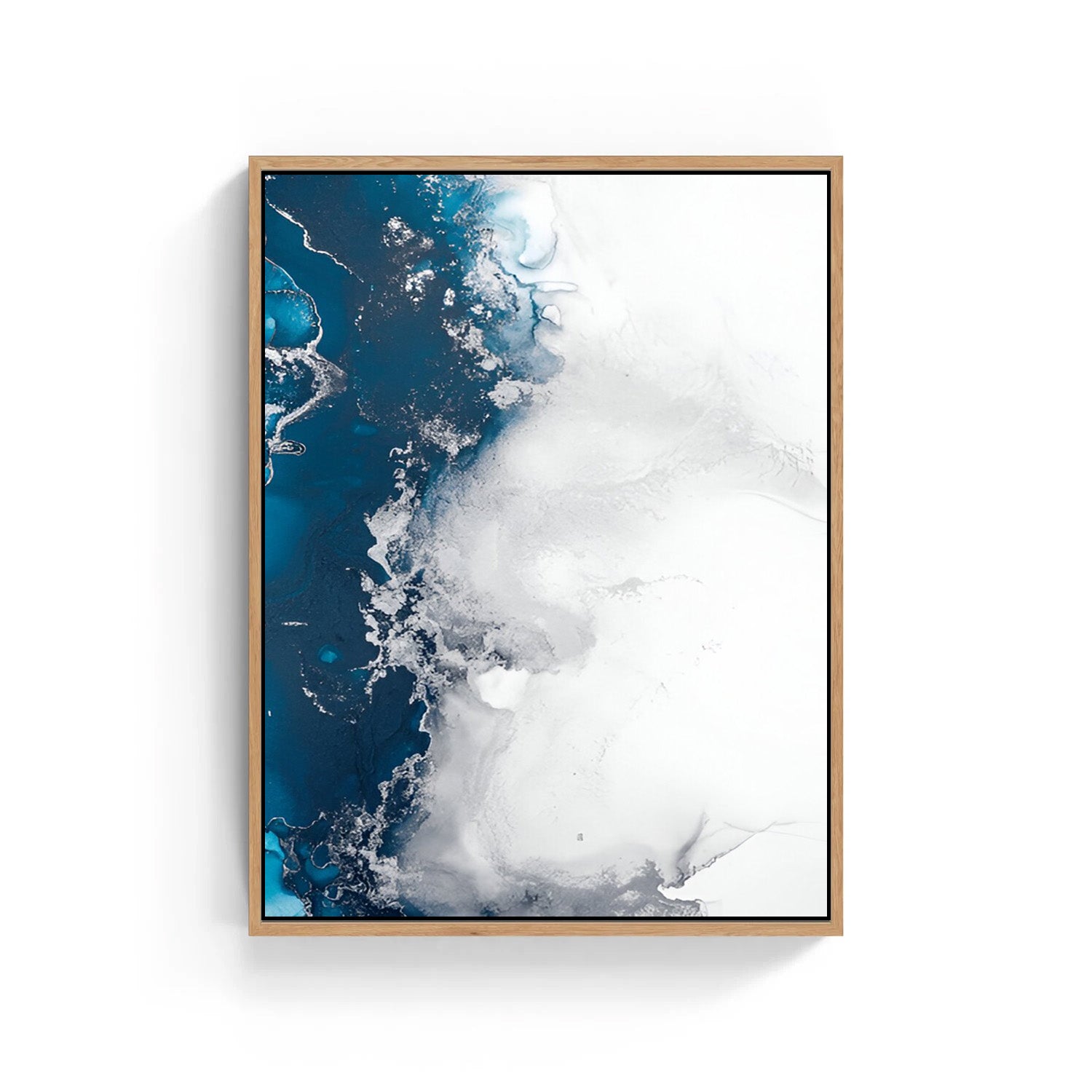Ocean Veil – Abstract Canvas Painting