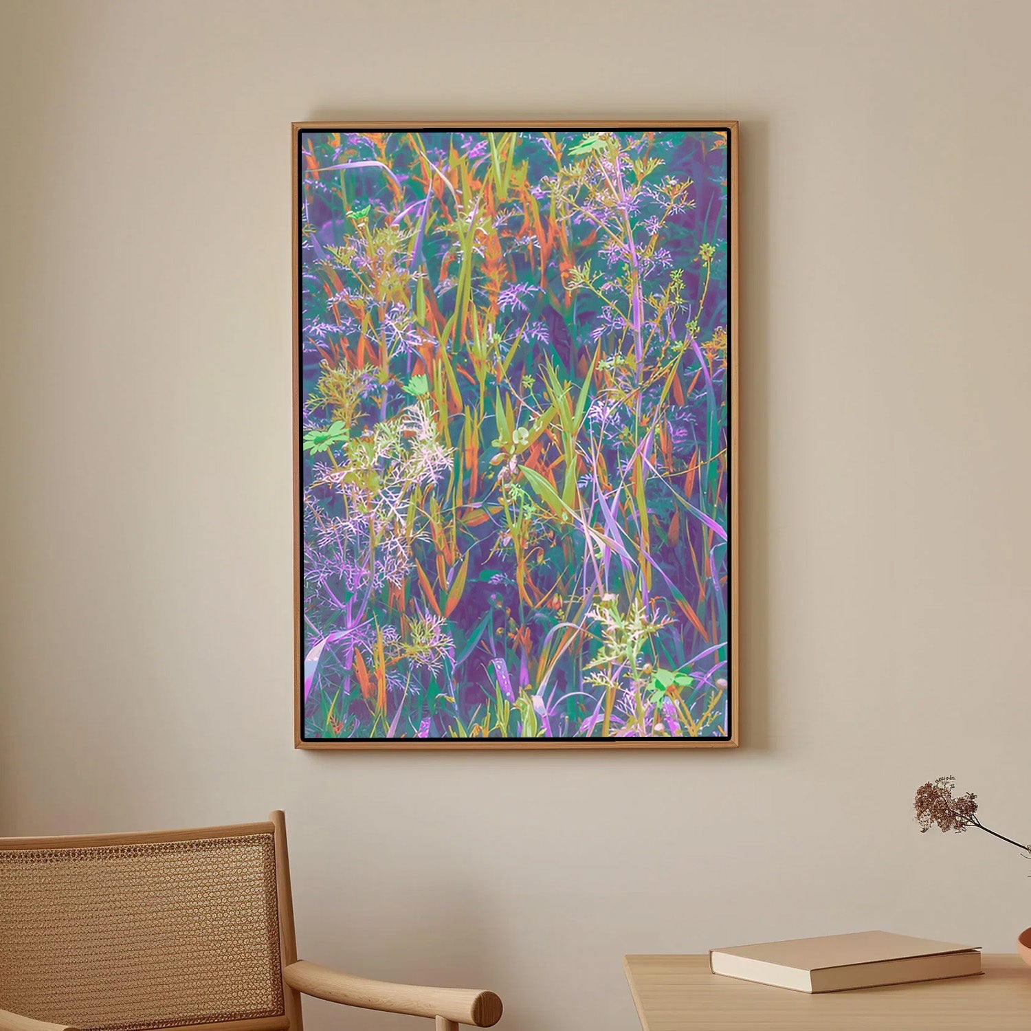 Wild Bloom Reverie – Contemporary Abstract Canvas Art