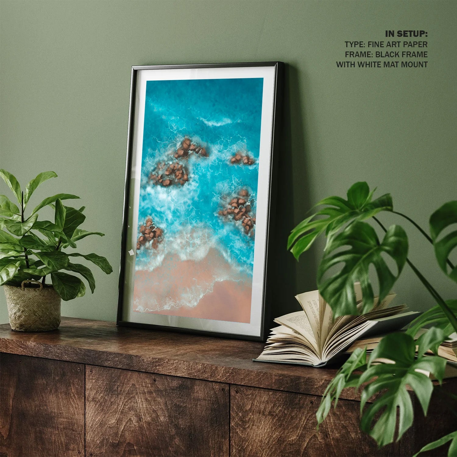 Coastal Tranquility, Beach Canvas Painting