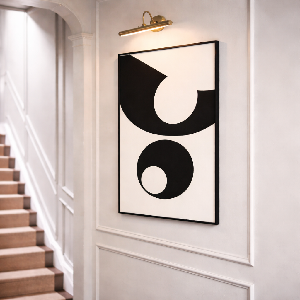 The Open and the Whole Black and White Art Canvas