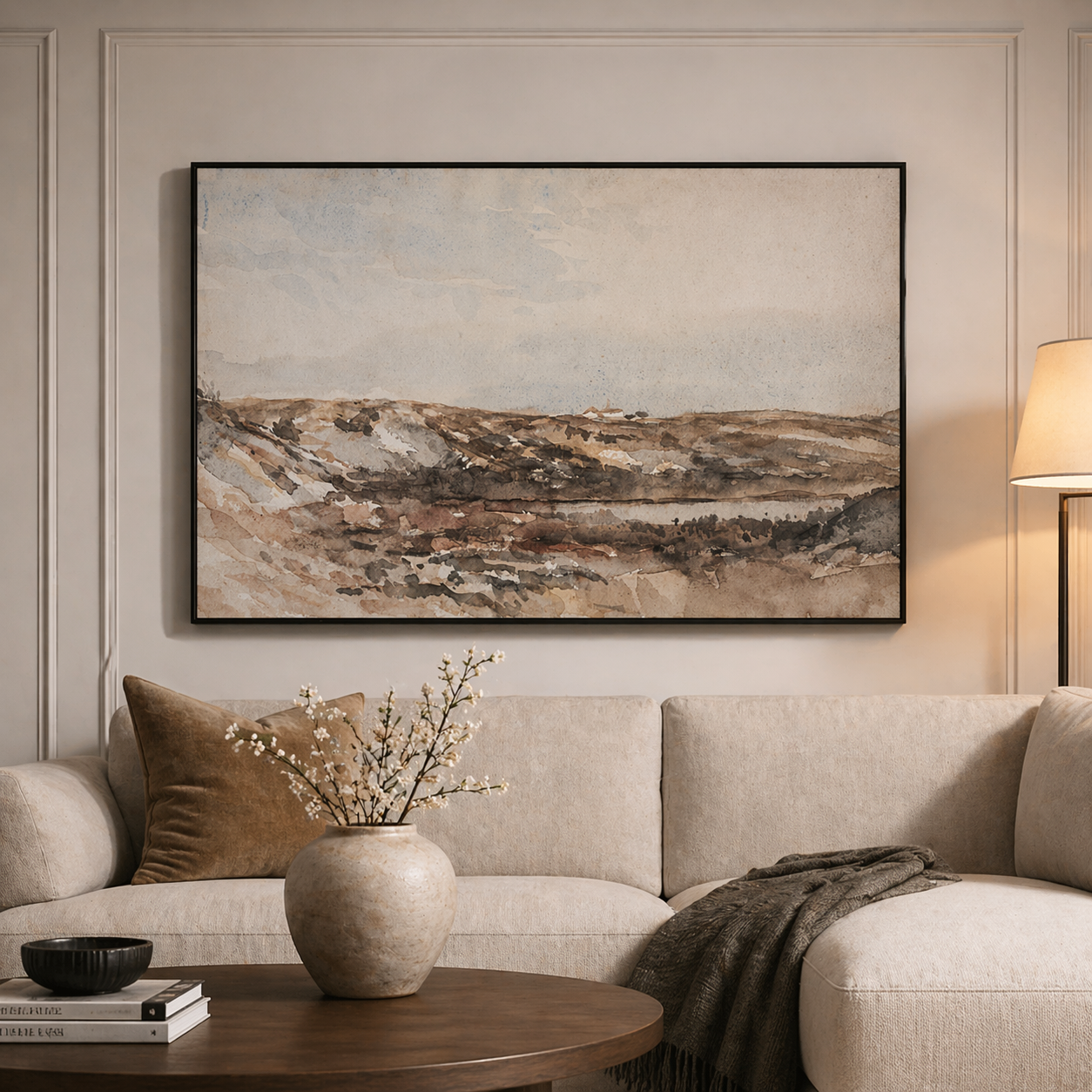 The Land Before Noise Landscape Canvas Painting