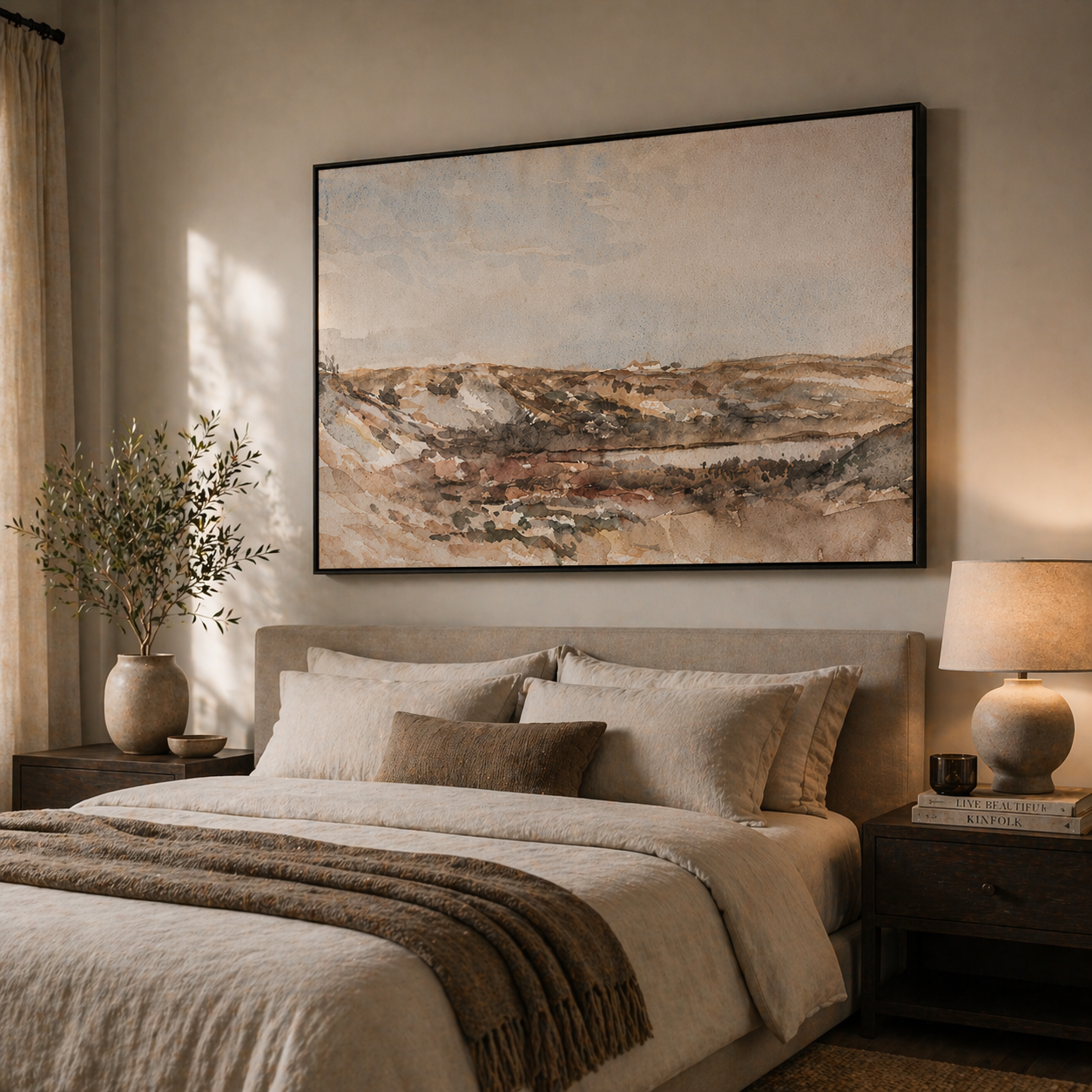 The Land Before Noise Landscape Canvas Painting