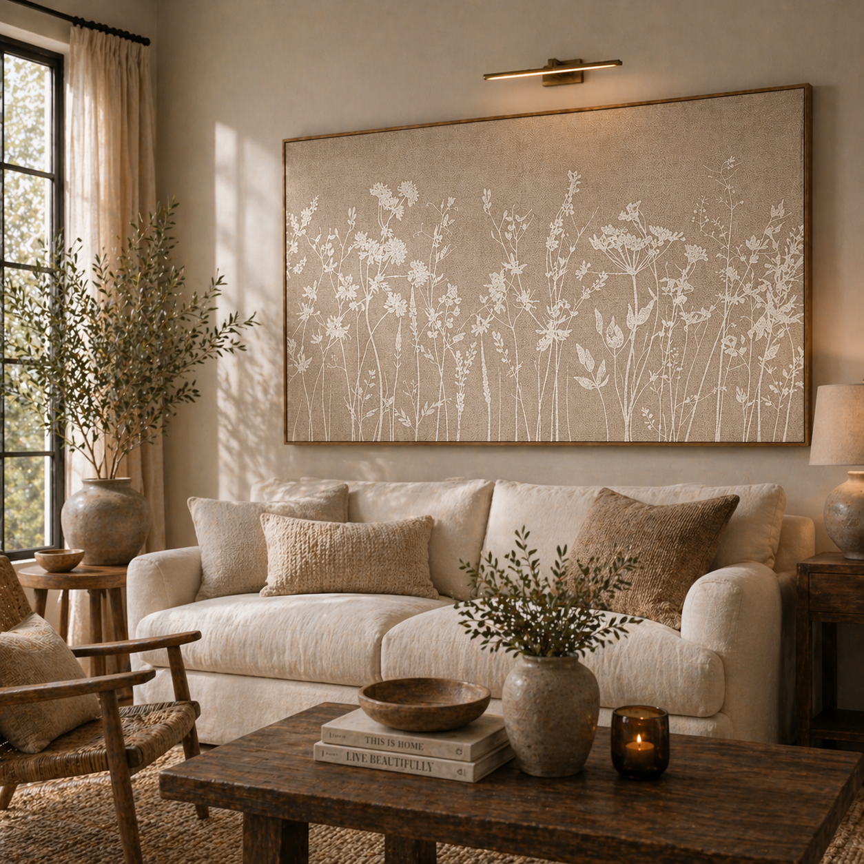 What the Field Remembers Landscape Canvas Painting