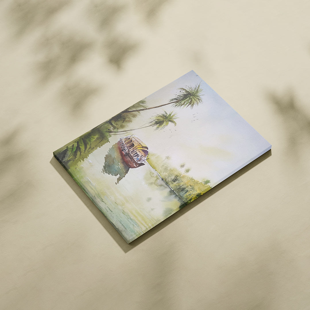 Backwaters Bliss – Tropical River Escape Wall Art