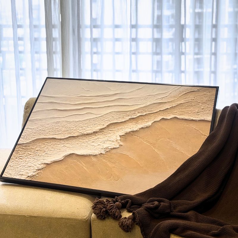 Textured Coastal Canvas Wall Art