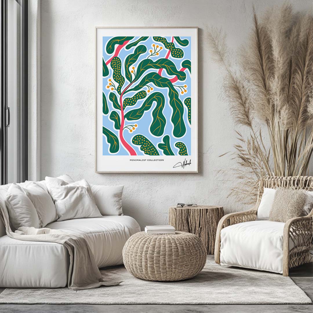 Where Vibrant Leaves and Butterflies Come Alive on Canvas