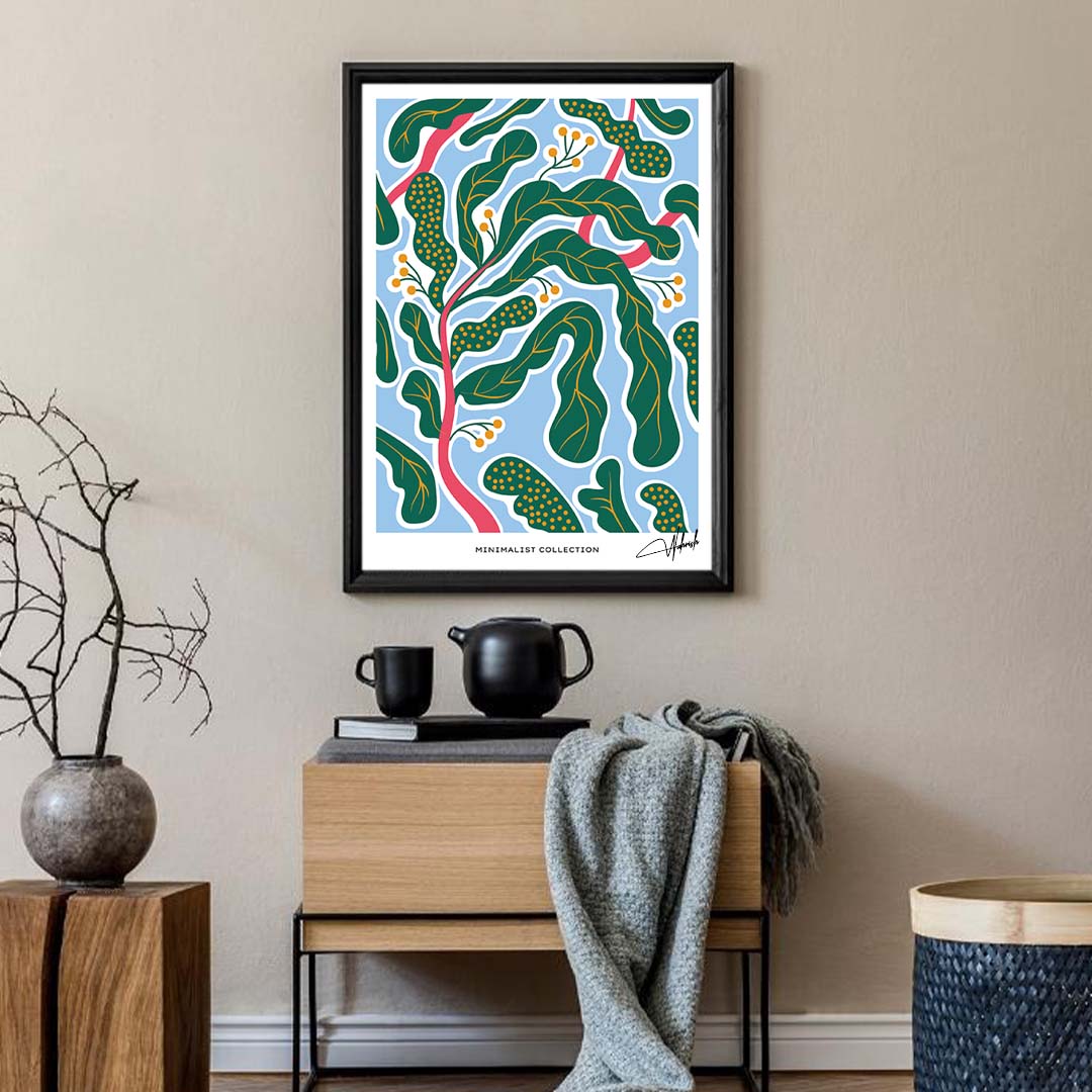 Where Vibrant Leaves and Butterflies Come Alive on Canvas