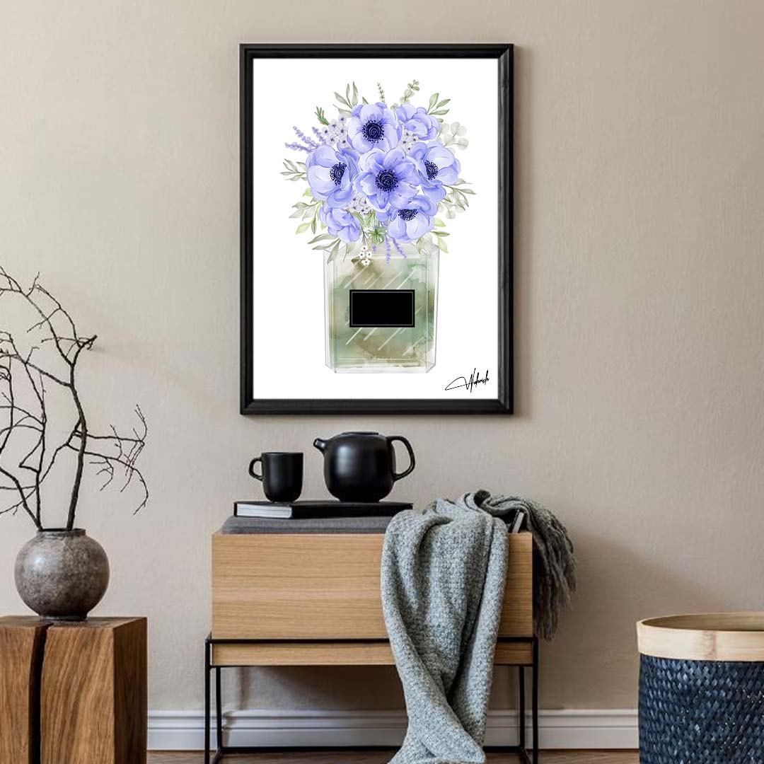 Blooming Elegance in Shades of Blue Serenity