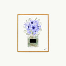 Blooming Elegance in Shades of Blue Serenity
