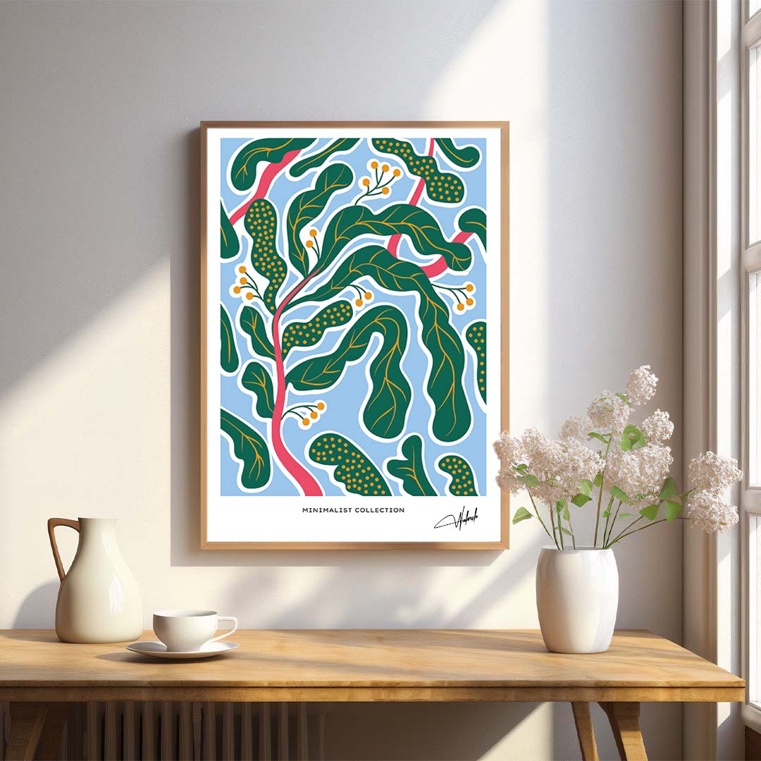 Where Vibrant Leaves and Butterflies Come Alive on Canvas