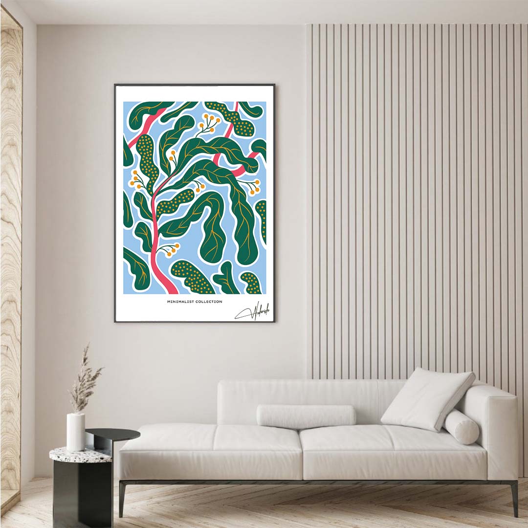 Where Vibrant Leaves and Butterflies Come Alive on Canvas