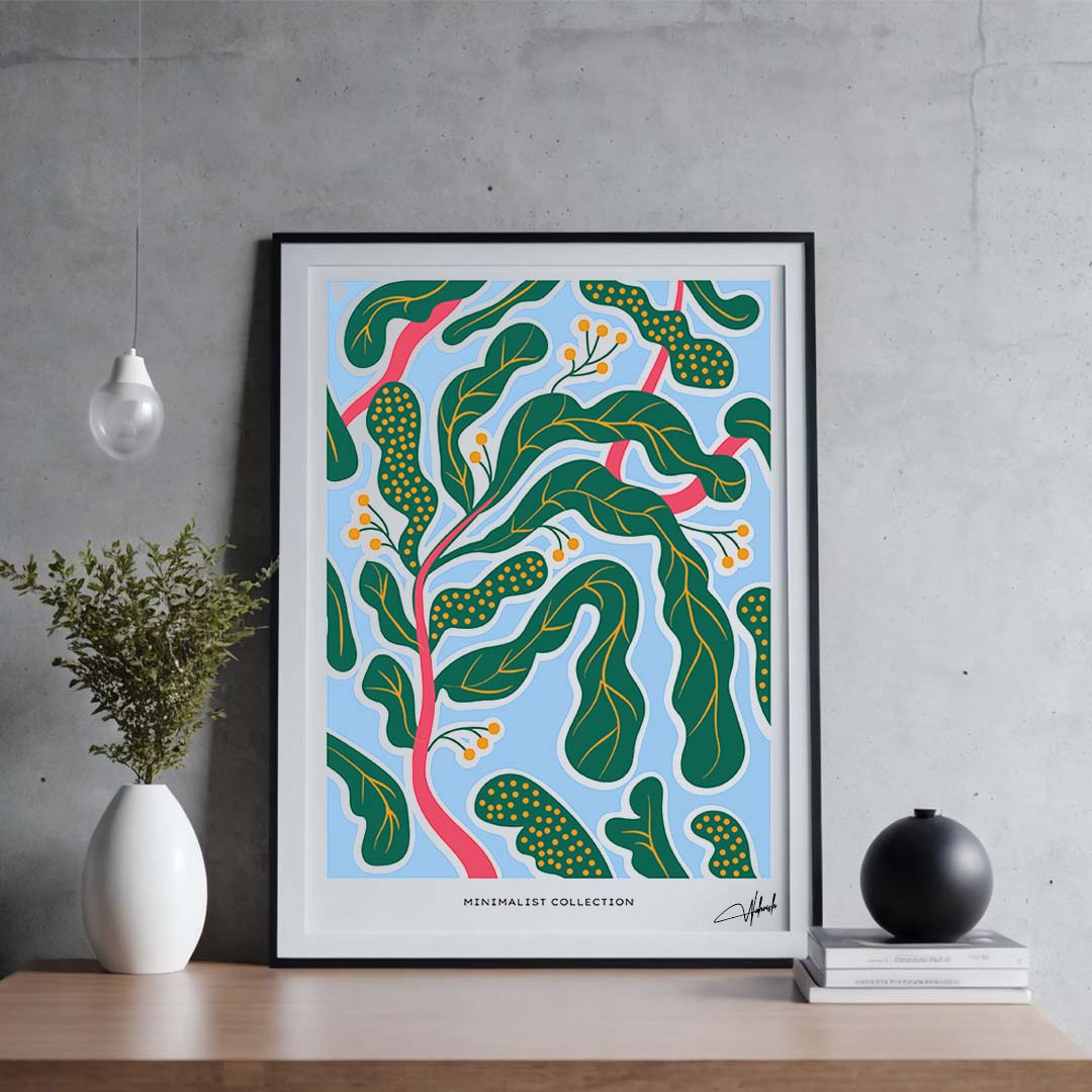 Where Vibrant Leaves and Butterflies Come Alive on Canvas