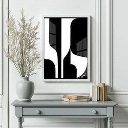 Silent Echoes – Black & White Art Statement