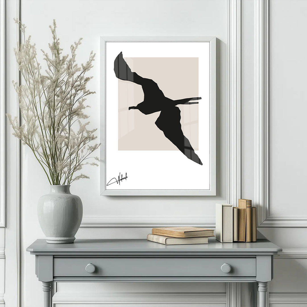 Soaring Grace – A Black & White Masterpiece of Motion and Stillnes