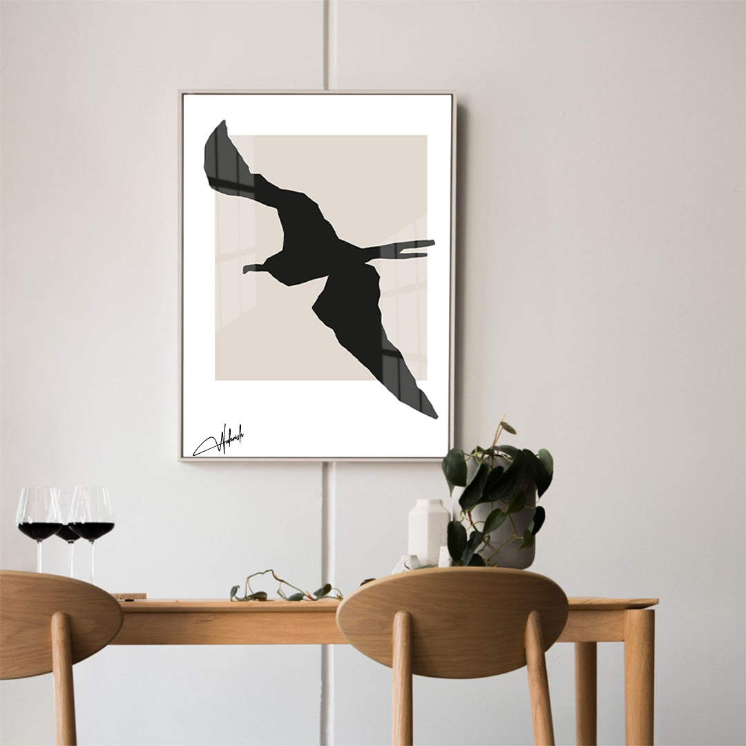 Soaring Grace – A Black & White Masterpiece of Motion and Stillnes