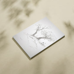Beneath the Trees – Hand-Sketched Nature Wall Art