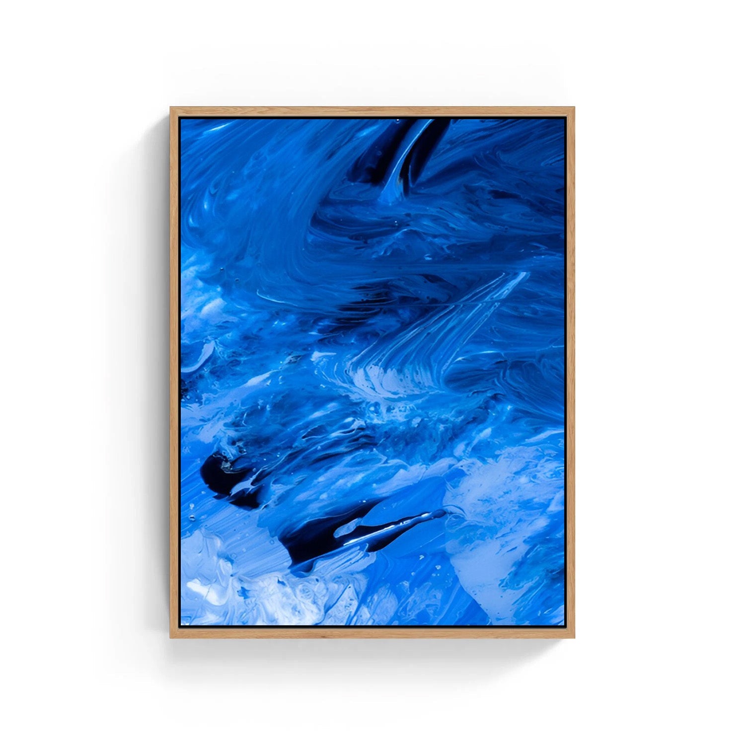Blue Motion – Abstract Canvas Painting
