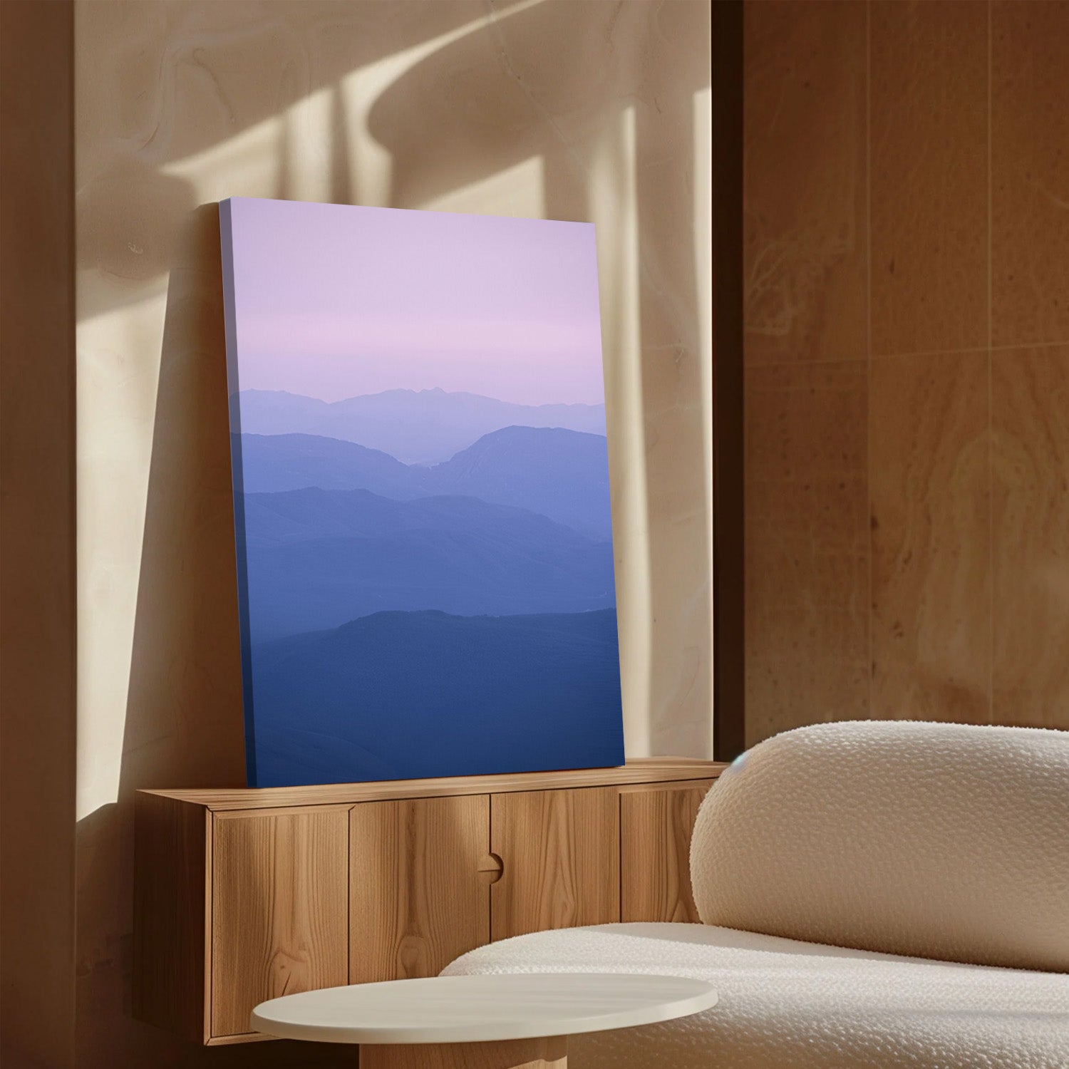 Blue Horizon – Abstract Canvas Painting