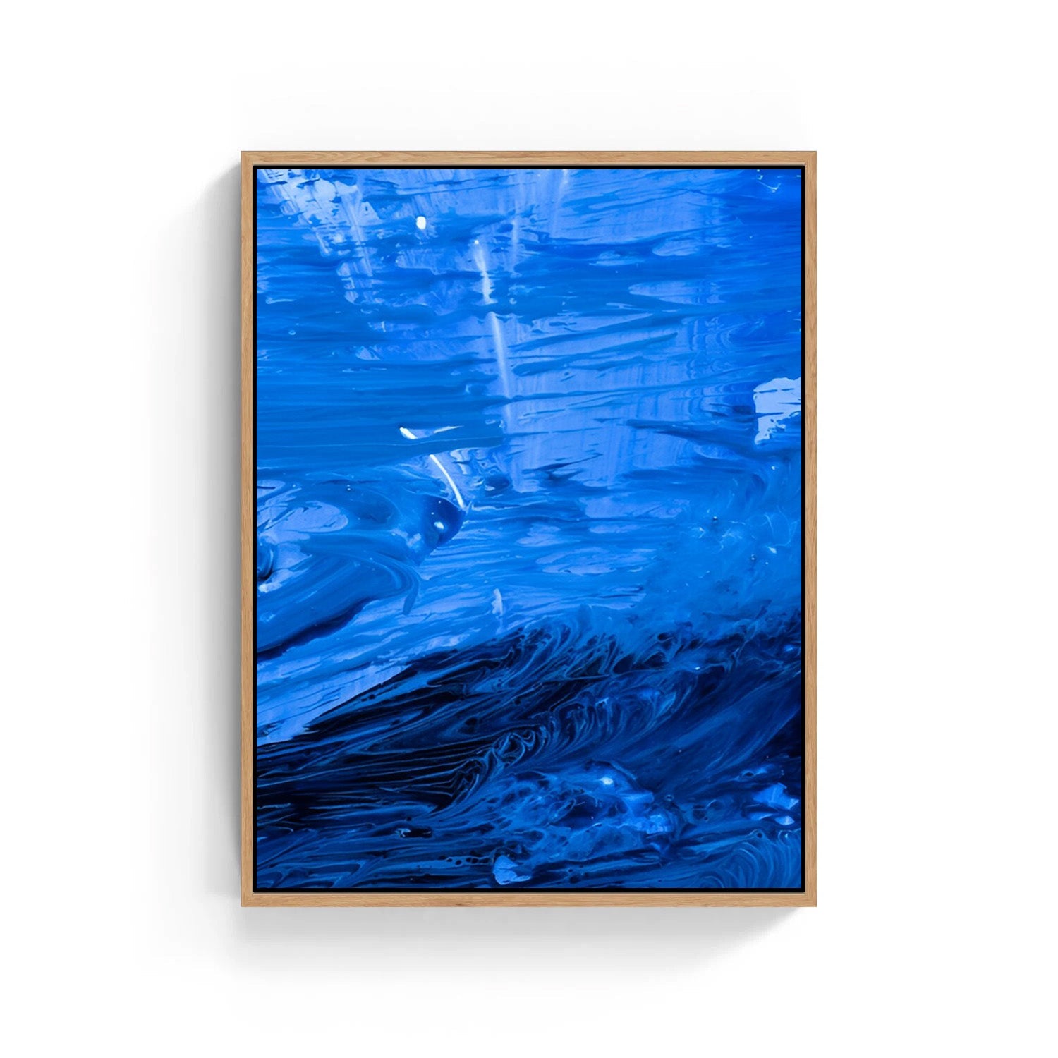 Blue Current – Abstract Canvas Art