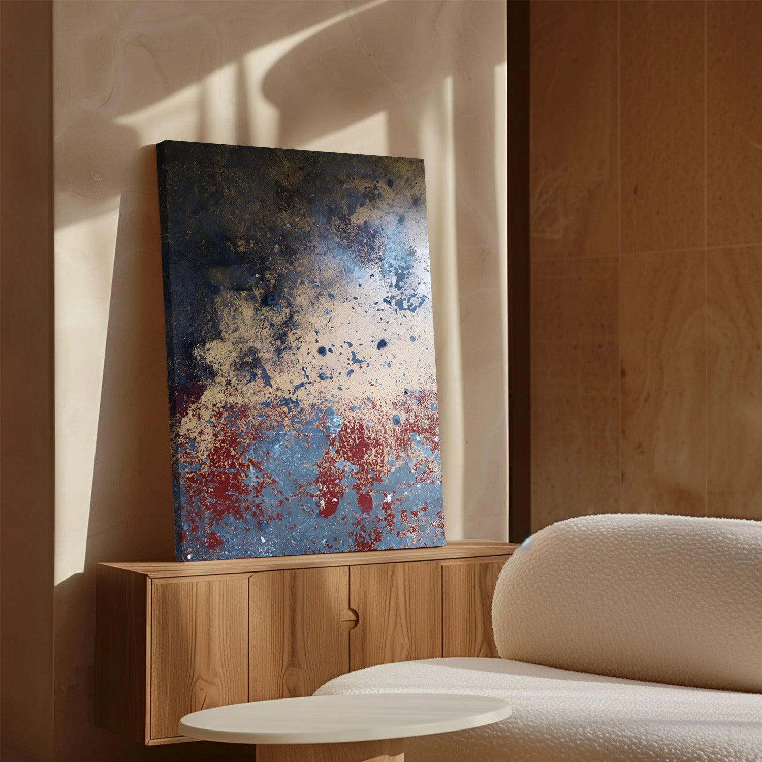 Midnight Terra – Abstract Canvas Art