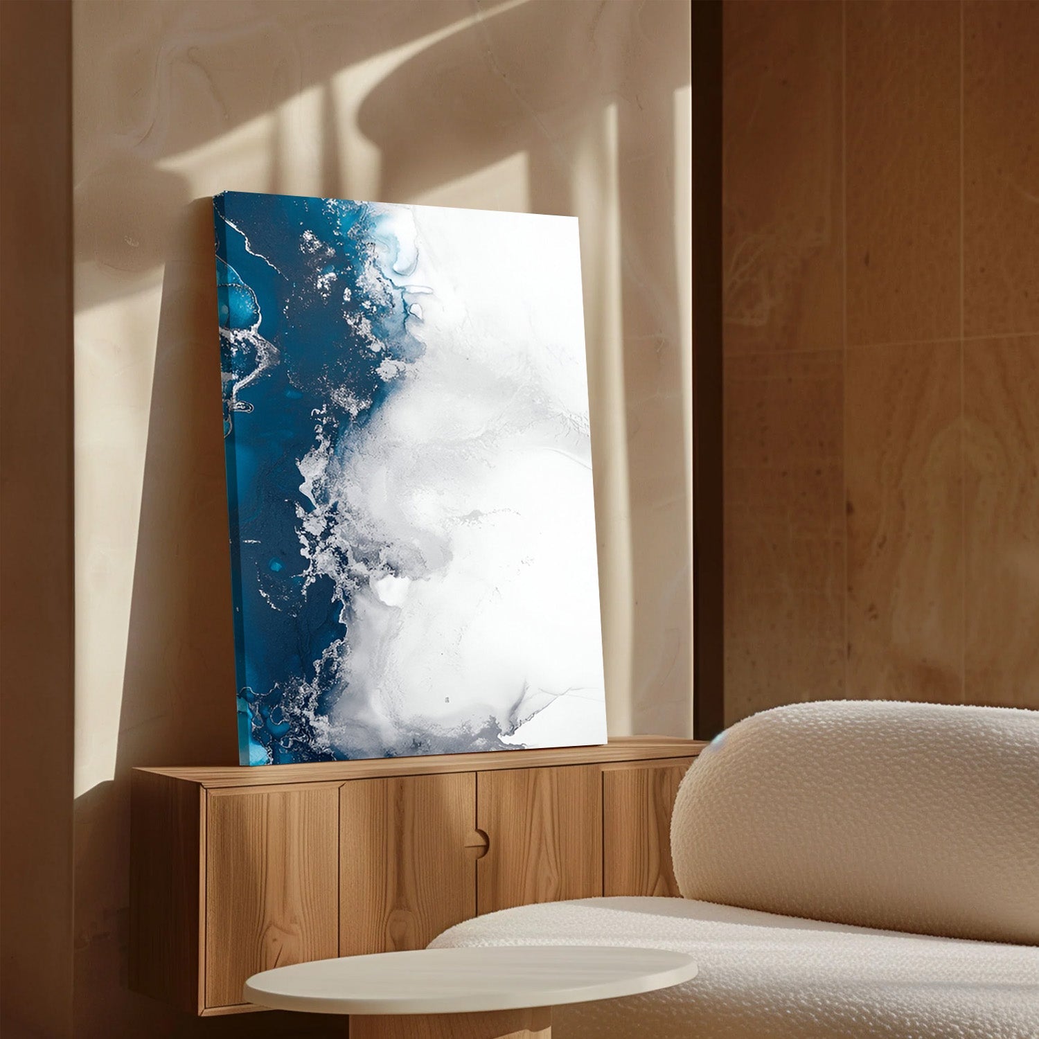 Ocean Veil – Abstract Canvas Painting