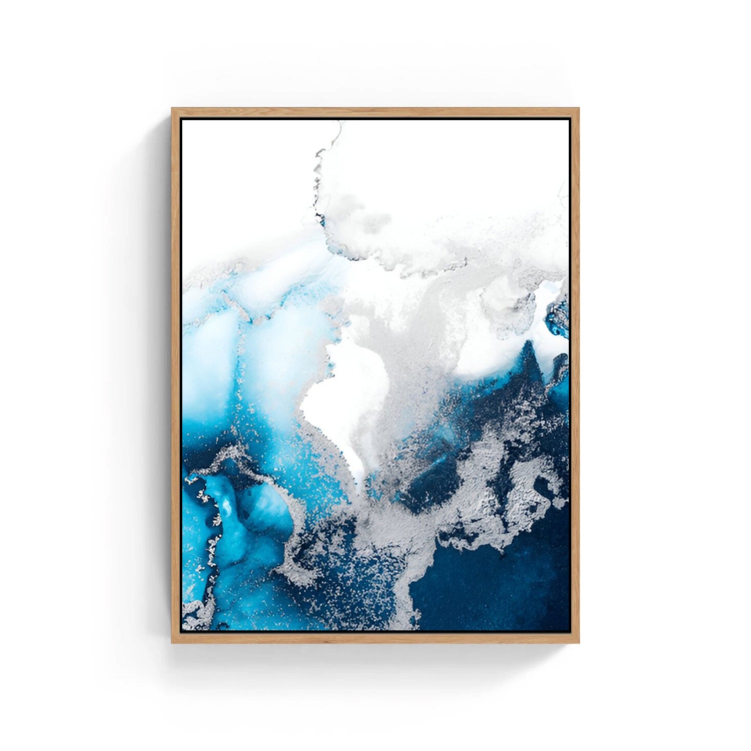 Ocean Veil, Abstract Canvas Painting