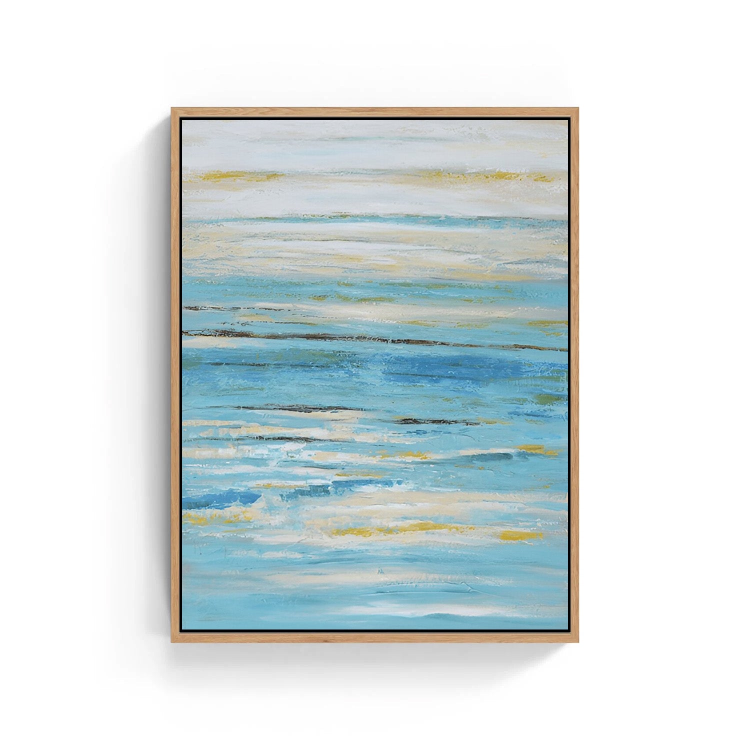 Coastal Calm, Abstract Canvas Painting
