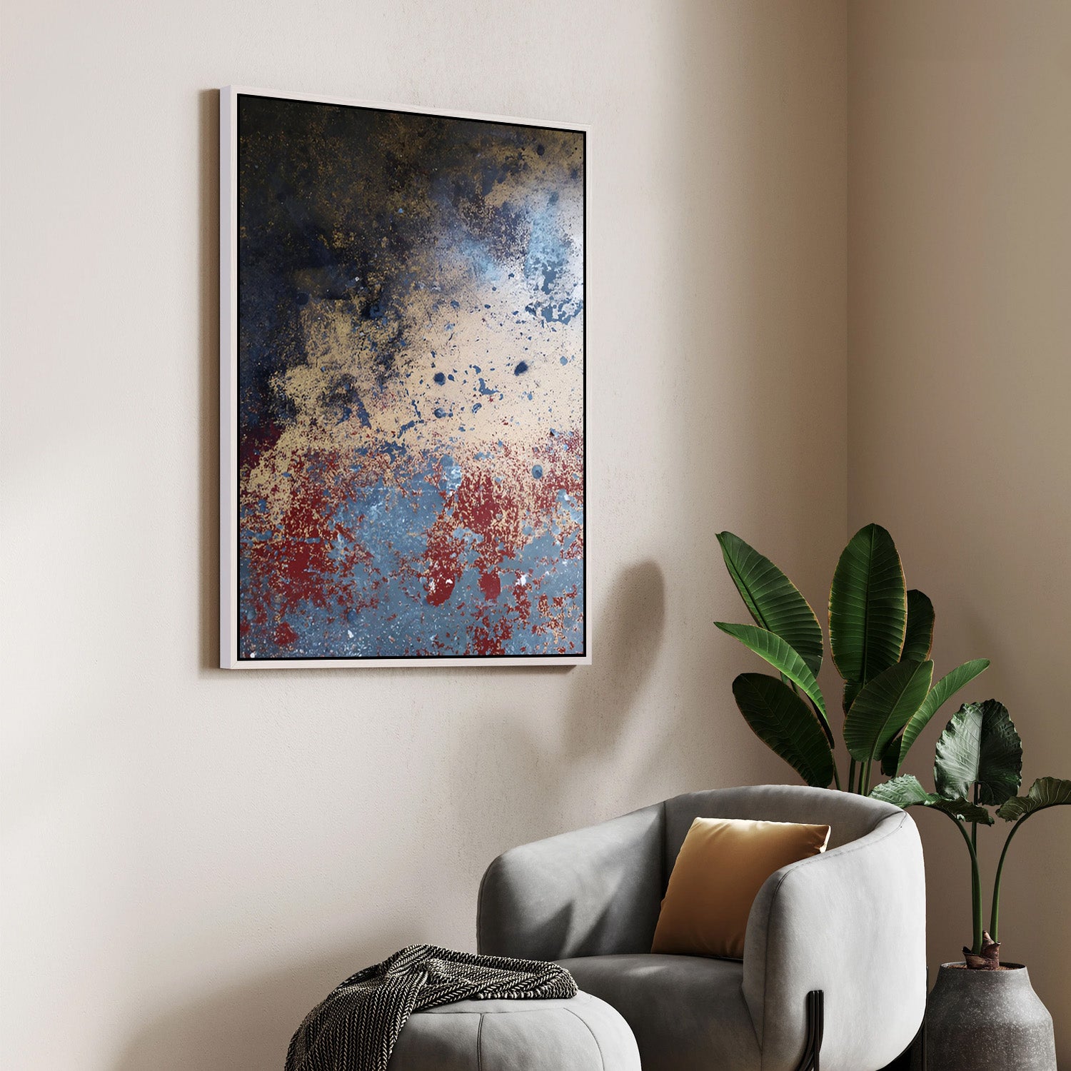 Midnight Terra – Abstract Canvas Art