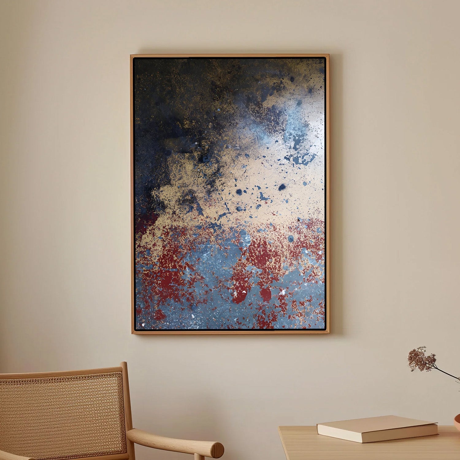 Midnight Terra – Abstract Canvas Art