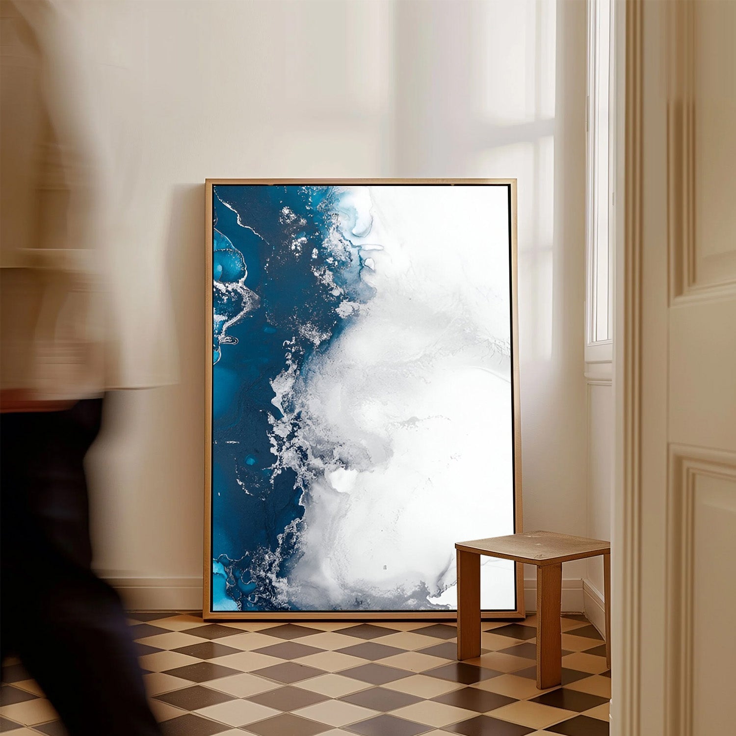 Ocean Veil – Abstract Canvas Painting