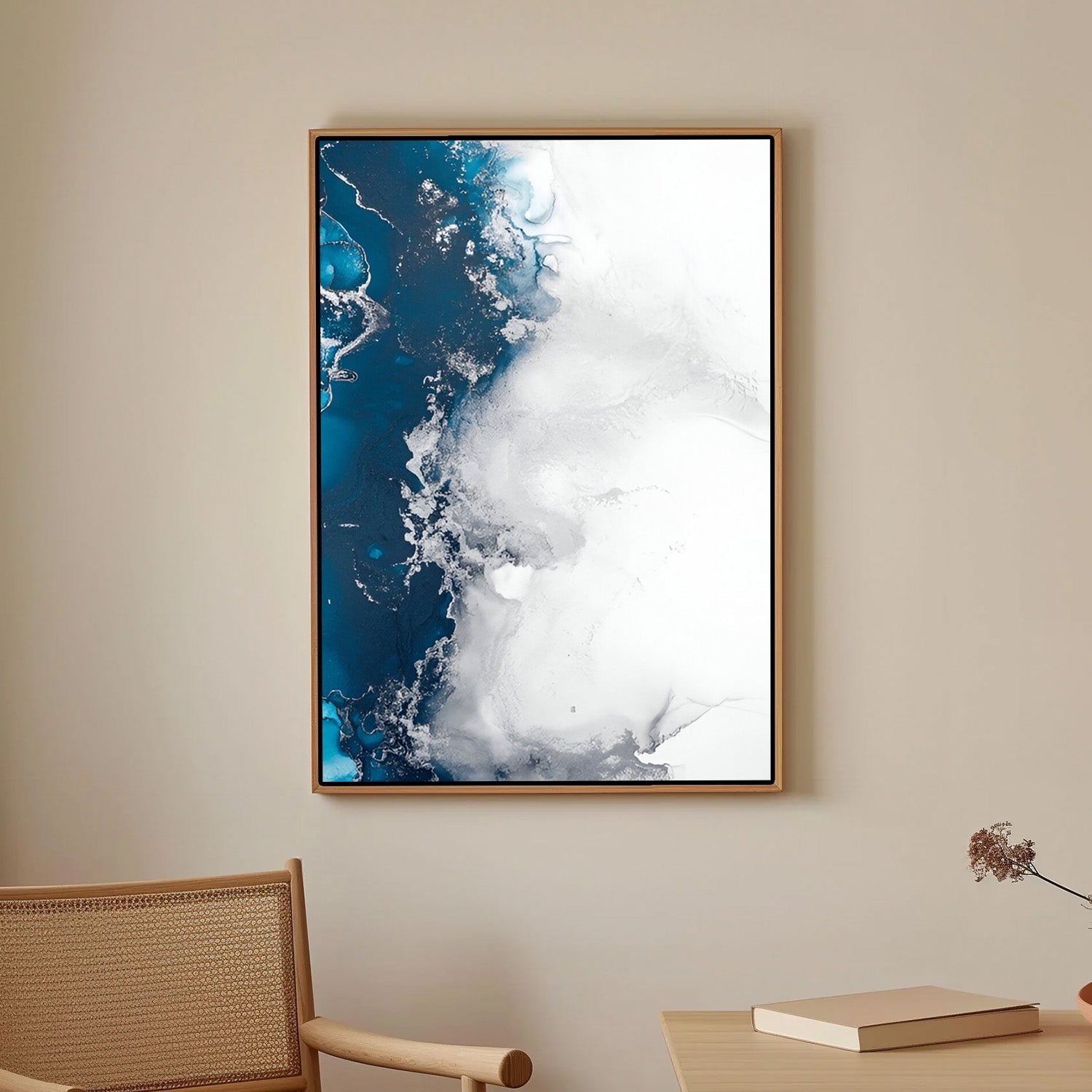 Ocean Veil – Abstract Canvas Painting