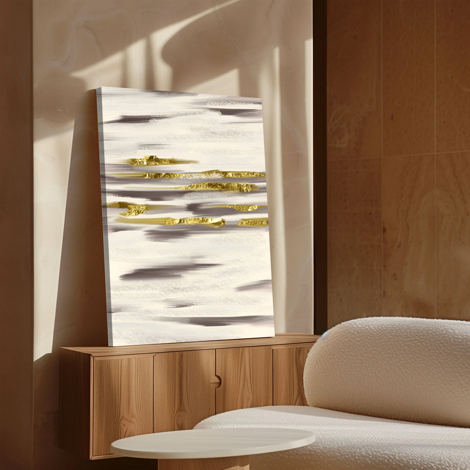 Urban Fragments, Abstract Canvas Painting