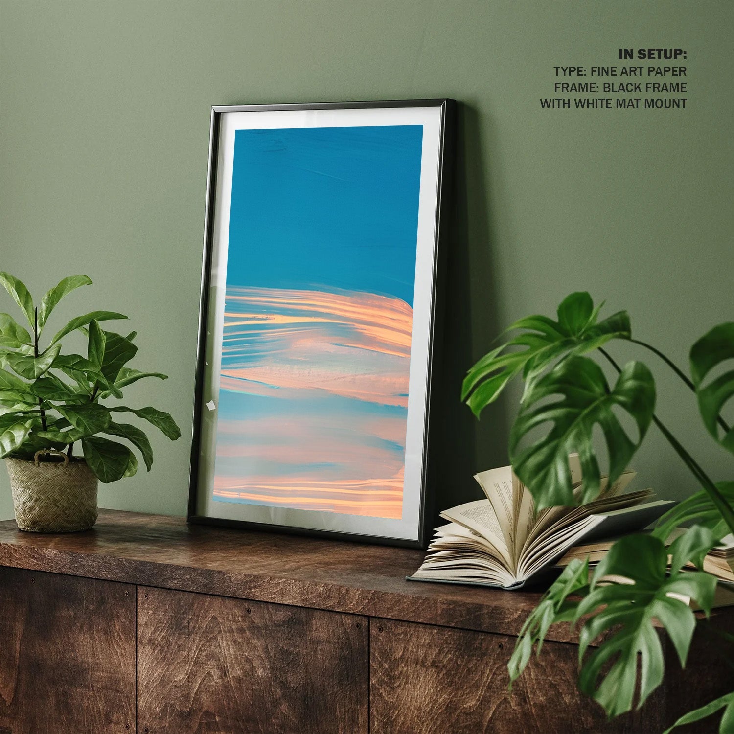 Tidal Serenity, Abstract Coastal Canvas Art