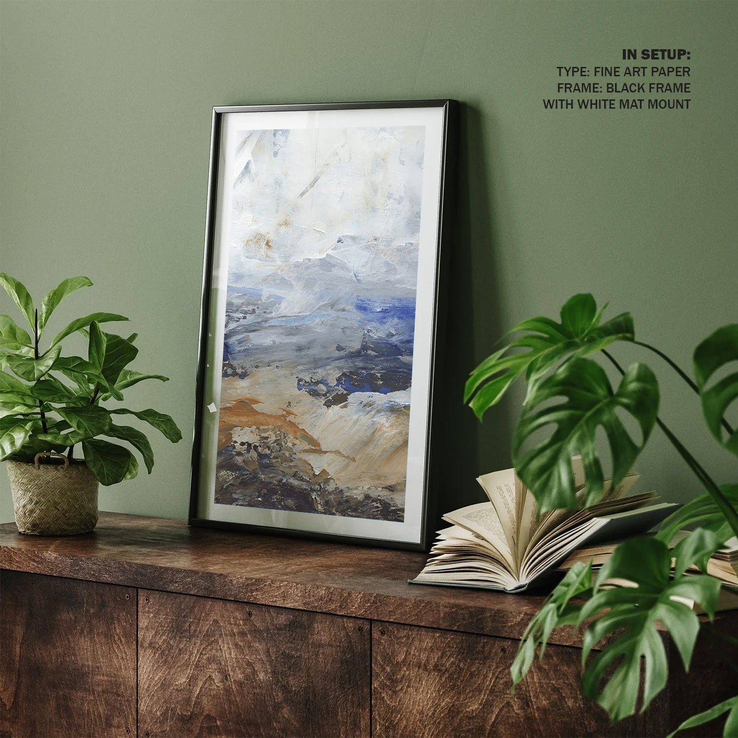 Silent Tide, Minimalist Coastal Canvas Painting