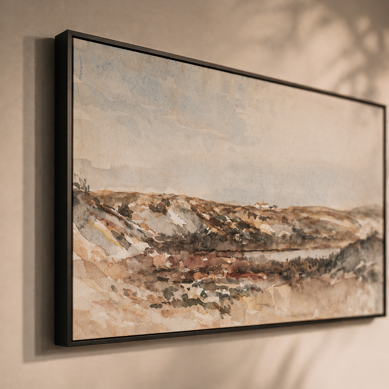 The Land Before Noise Landscape Canvas Painting