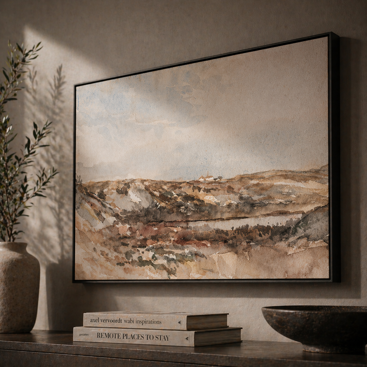 The Land Before Noise Landscape Canvas Painting