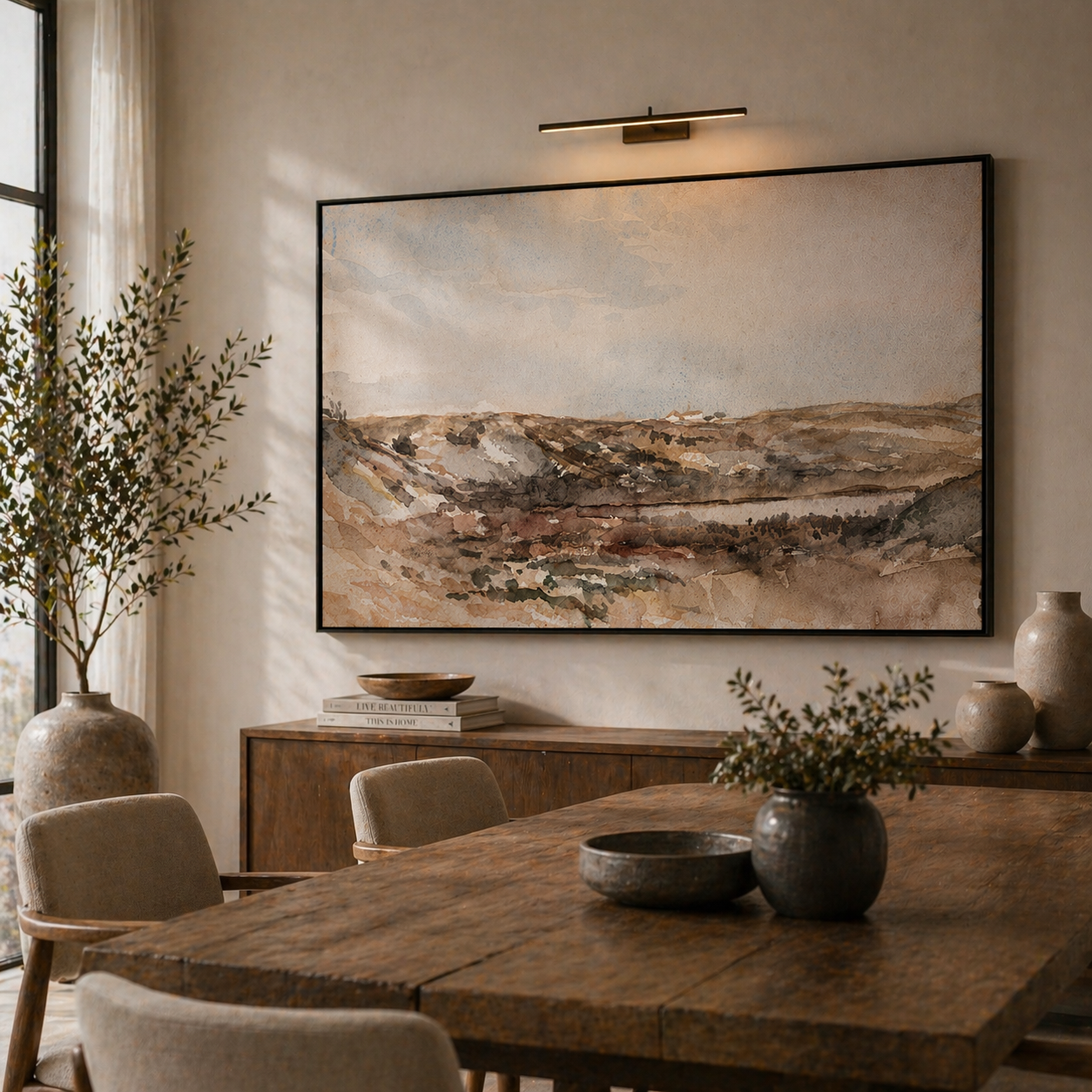 The Land Before Noise Landscape Canvas Painting