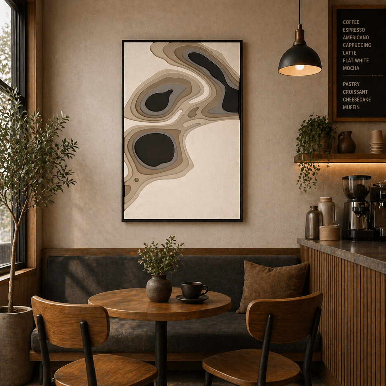 Depth of the Earth 3D Wall Art Handmade Wood