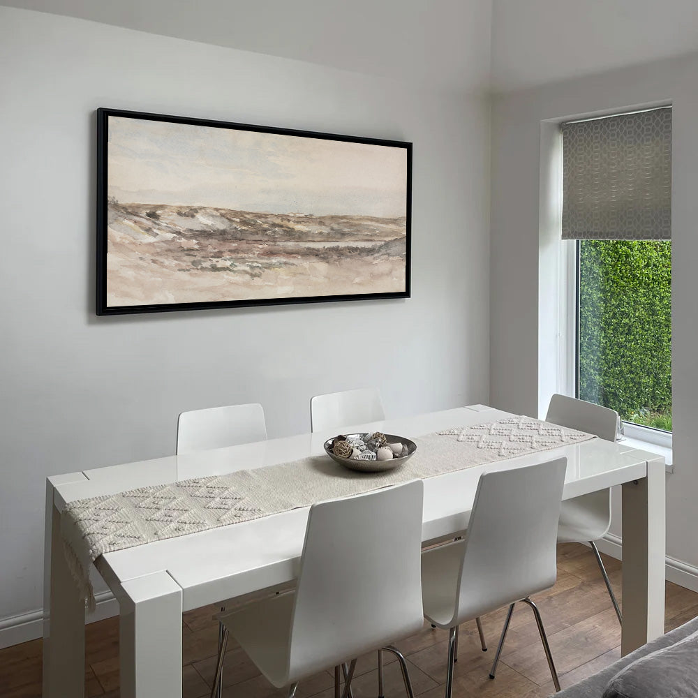 Soft Neutral Landscape Canvas Art